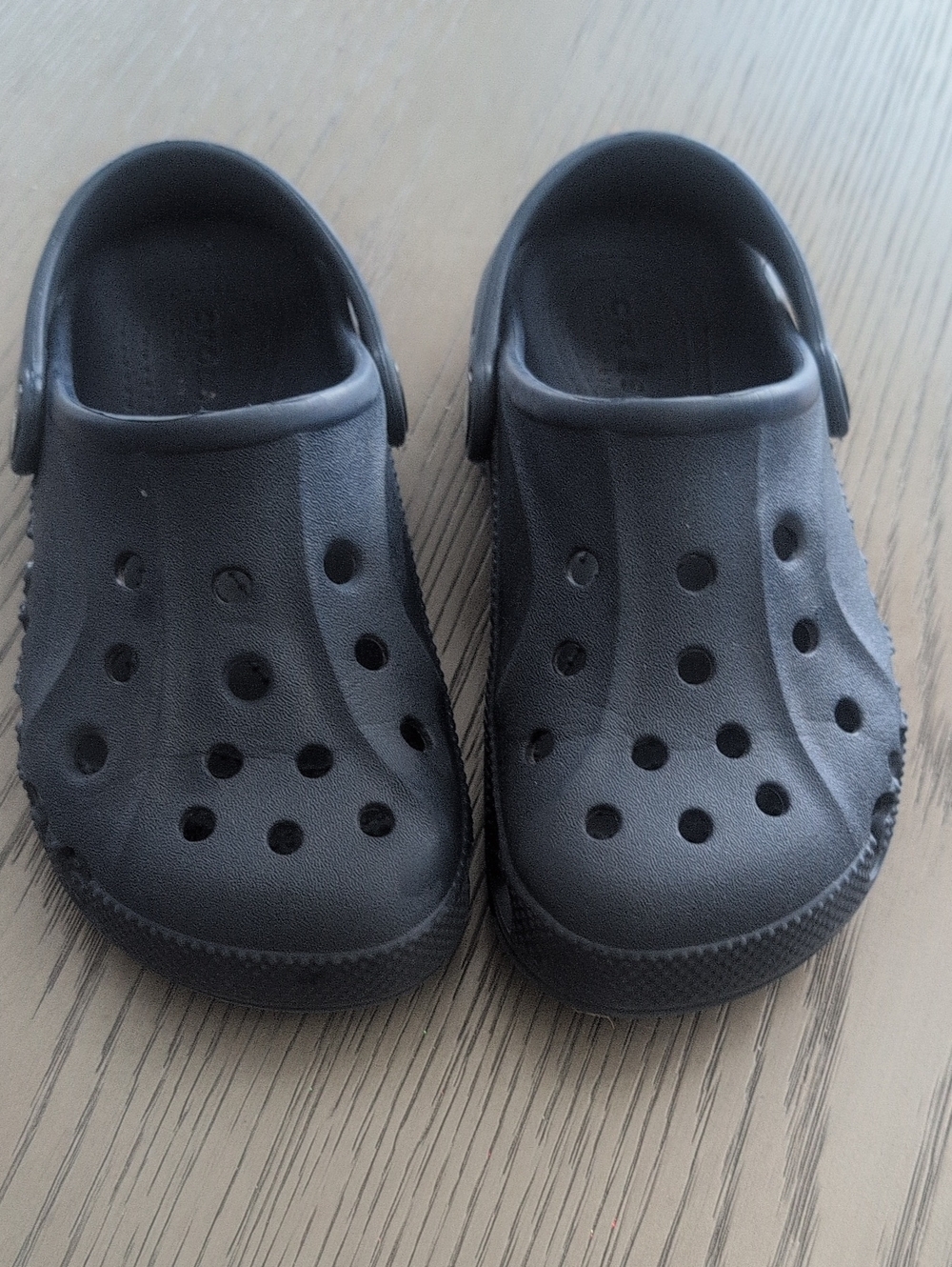 CROCS Kids Black Vented Clog Sandals